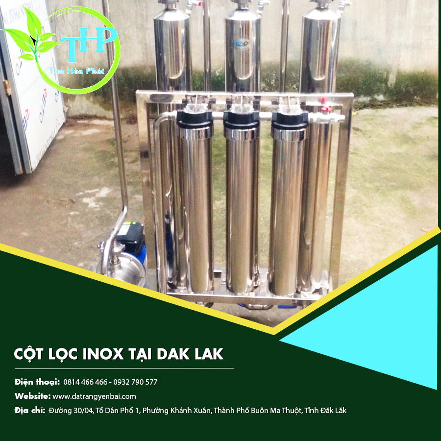 Cột lọc Inox tại Dak Lak