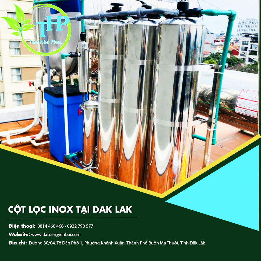 Cột lọc Inox tại Dak Lak