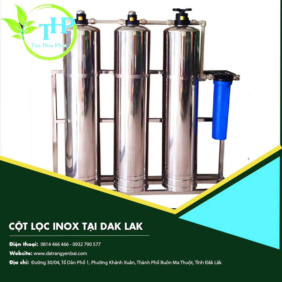 Cột lọc Inox tại Dak Lak