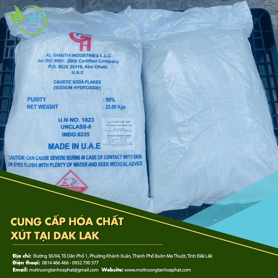 Cung cấp hoá chất xút tại Dak Lak