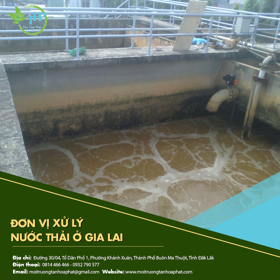 Đơn vị xử lý nước thải ở Gia Lai