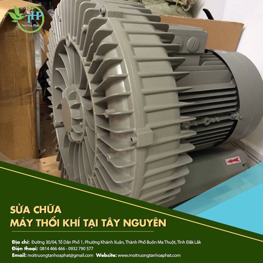 Sửa chữa máy thổi khí tại Tây Nguyên