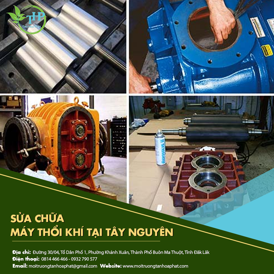 Sửa chữa máy thổi khí tại Tây Nguyên